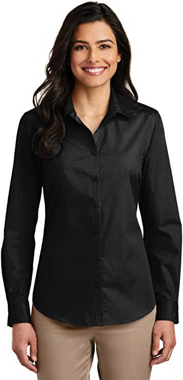 Women's Black Dress Shirt